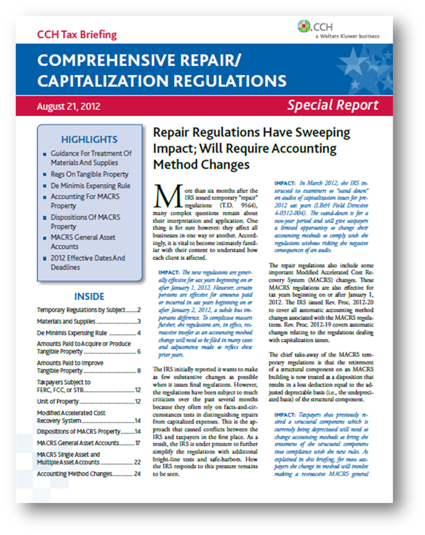 capitalization vs repair